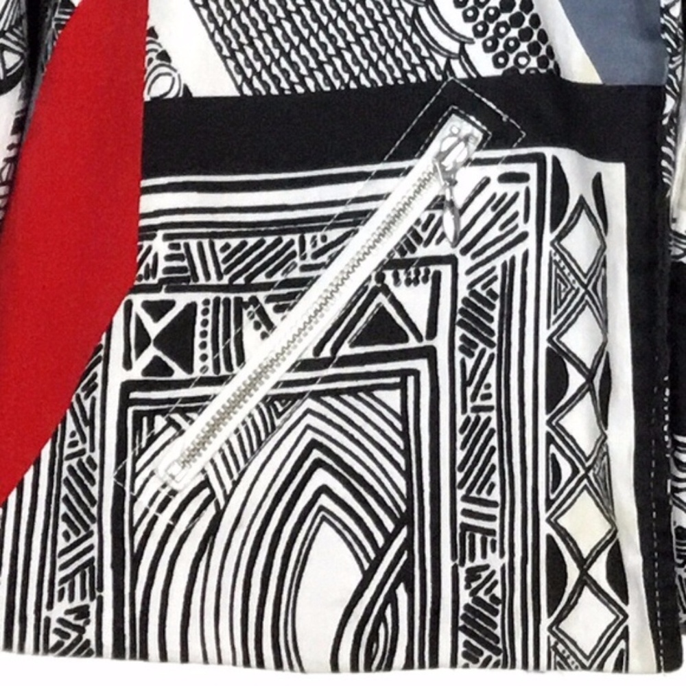 Chico’s Color Block Abstract Print Blazer Jacket - image 3